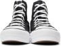 Converse Black & White Chuck Taylor All Star Platform Hi Sneakers - Thumbnail 11