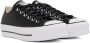 Converse Black Leather Chuck Taylor All Start Lift Low Sneakers - Thumbnail 6