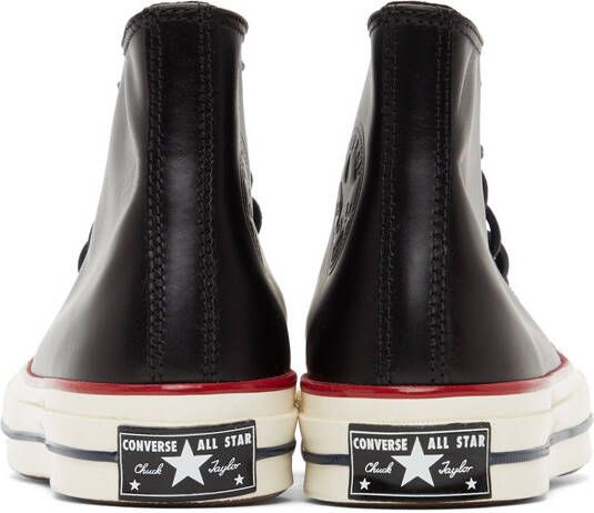 Converse Black Leather Chuck 70 Hi Sneakers