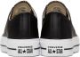 Converse Black Leather Chuck Taylor All Start Lift Low Sneakers - Thumbnail 4