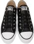 Converse Black Leather Chuck Taylor All Start Lift Low Sneakers - Thumbnail 5