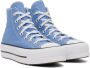 Converse Blue All Star Lift High-Top Sneakers - Thumbnail 4