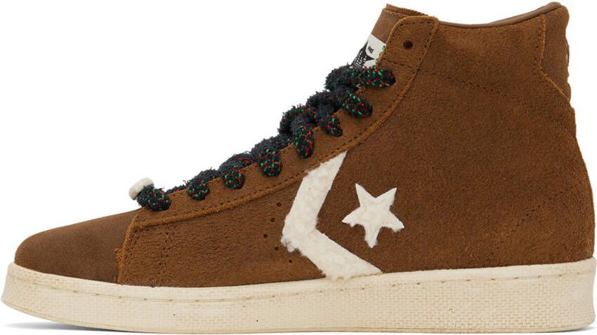 Converse Brown Barriers Edition Pro Leather Sneakers