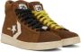 Converse Brown Barriers Edition Pro Leather Sneakers - Thumbnail 4