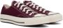 Converse Burgundy Chuck 70 Vintage Sneakers - Thumbnail 4