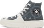 Converse Gray & White Chuck Taylor All Star Construct Sneakers - Thumbnail 3