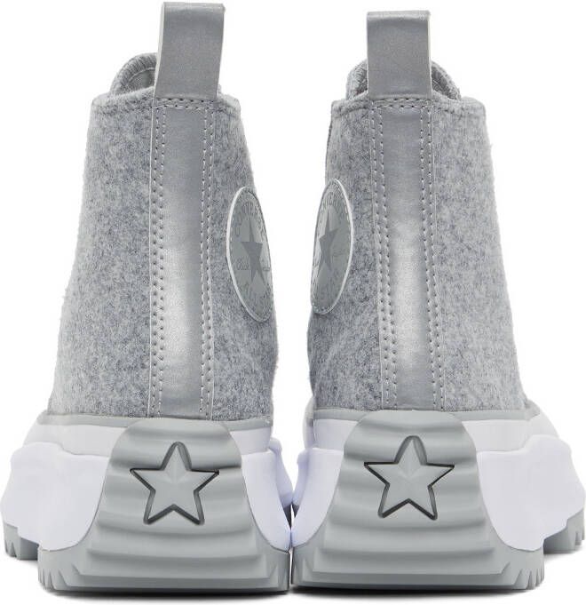 Converse Grey Run Star Hike High-Top Sneakers