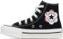 Converse Kids Black Chuck Taylor All Star Lift Patchwork Sneakers - Thumbnail 3