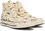 Converse Off-White Paint Splatter Chuck 70 Hi Sneakers - Thumbnail 4