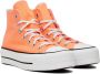 Converse Orange Chuck Taylor All Star Lift Platform Sneakers - Thumbnail 4