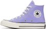 Converse Purple Chuck 70 Vintage Sneakers - Thumbnail 3