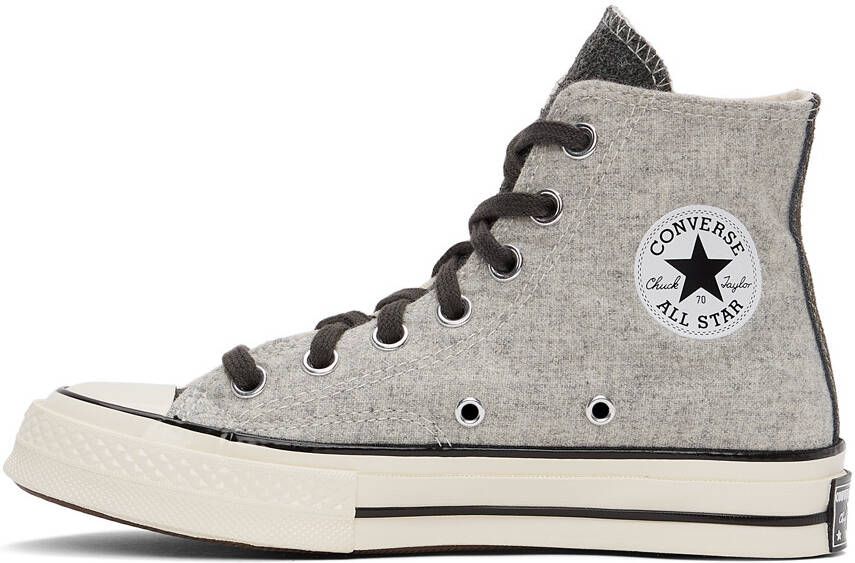 Converse SSENSE Exclusive Off-White & Grey Chuck 70 Hi Sneakers