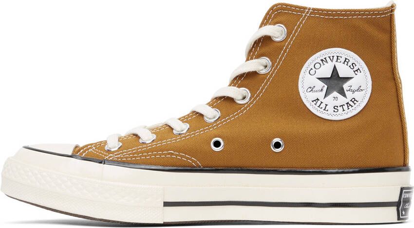 Converse Tan Chuck 70 Hi Sneakers