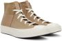 Converse Taupe Chuck 70 Crafted Sneakers - Thumbnail 4