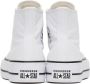 Converse White Leather Chuck Taylor All Star Platform Low Sneakers - Thumbnail 2