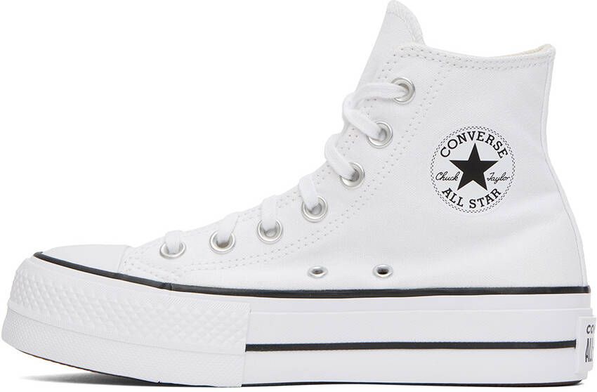 Converse White Chuck Taylor All Star Lift Hi Sneakers