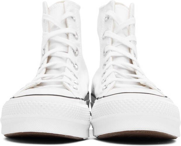 Converse White Chuck Taylor All Star Lift Platform High Sneakers