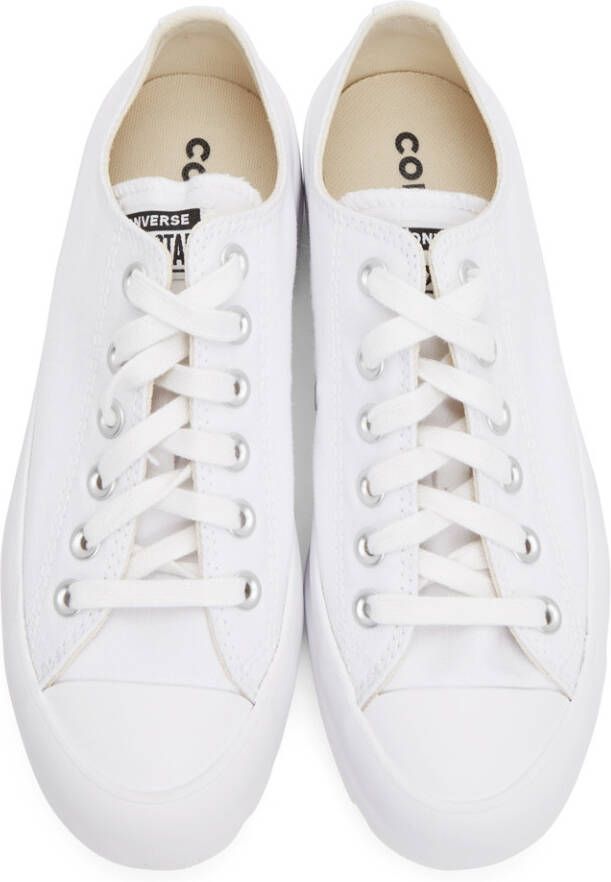 Converse White Chuck Taylor All Star Lugged OX Low Sneakers