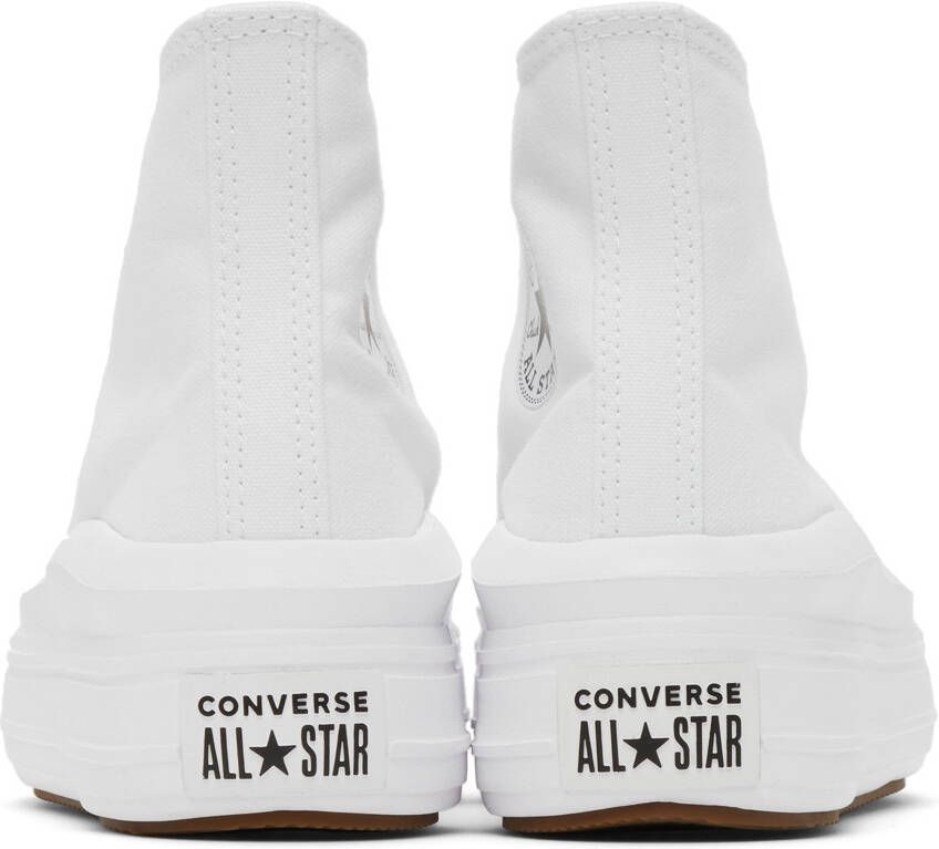 Converse White Chuck Taylor All Star Move Hi Sneakers
