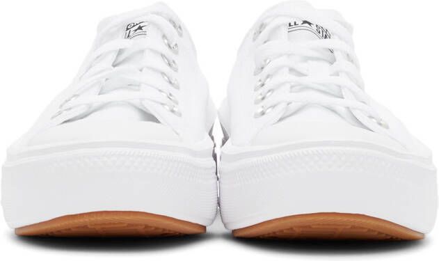 Converse White Chuck Taylor All Star Move Ox Sneakers - Picture 2