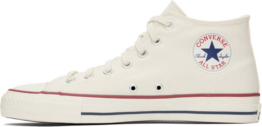 Converse White CTAS Pro Mid Sneakers