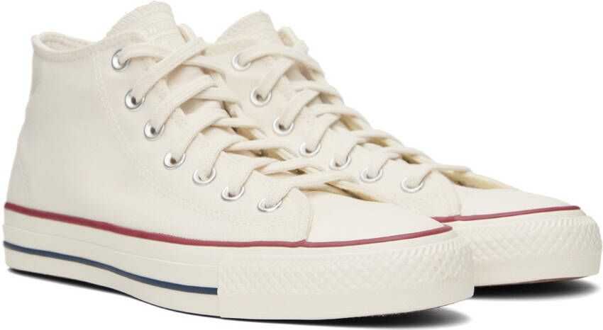 Converse White CTAS Pro Mid Sneakers