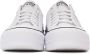 Converse White Leather Chuck Taylor All Star Platform Low Sneakers - Thumbnail 6