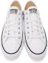 Converse White Leather Chuck Taylor All Star Platform Low Sneakers - Thumbnail 12