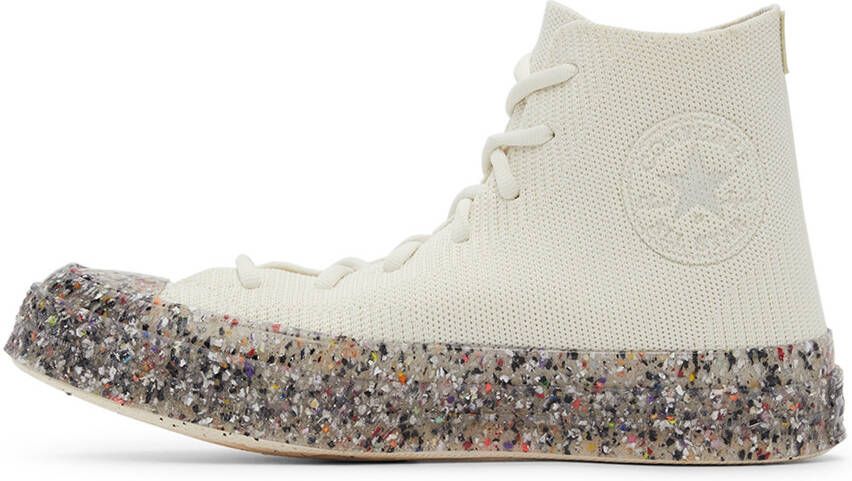 Converse White Renew Chuck 70 Knit High Top Sneakers