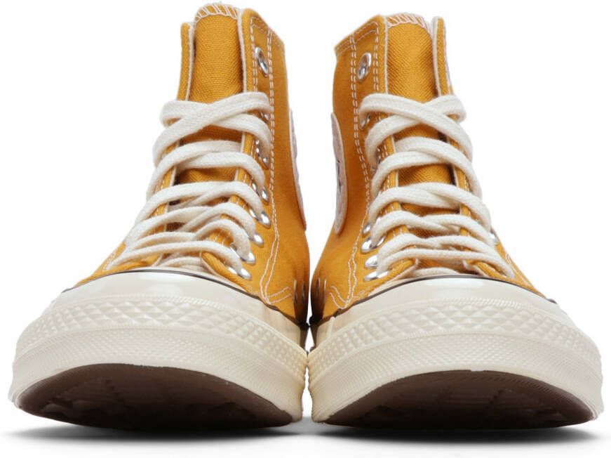 Converse Yellow Chuck 70 High Top Sneakers