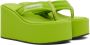 Coperni Green Wedge Sandals - Thumbnail 4