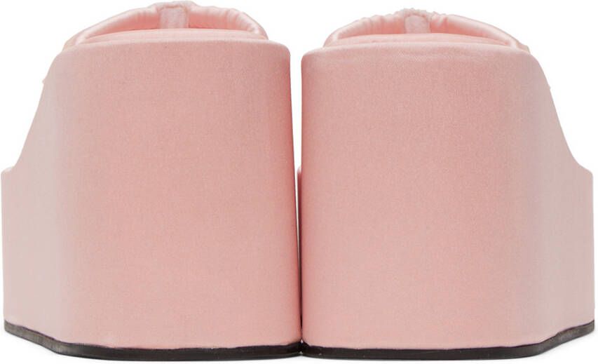 Coperni Pink Wedge Sandals