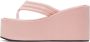 Coperni Pink Wedge Sandals - Thumbnail 3