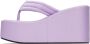 Coperni Purple Wedge Sandals - Thumbnail 3