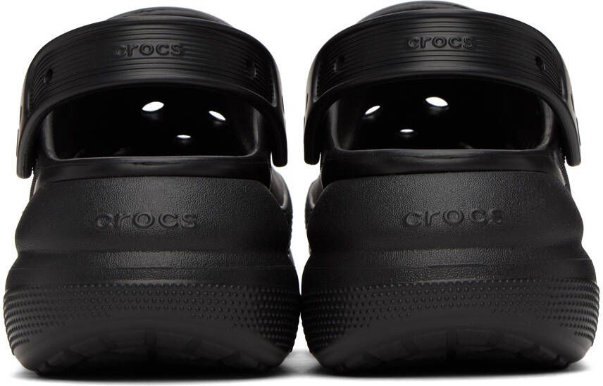 Crocs Black Classic Crush Platform Clog