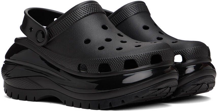 Crocs Black Mega Crush Clogs