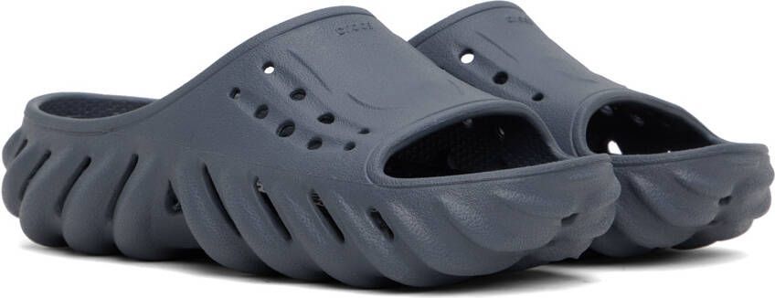 Crocs Gray Echo Slides
