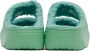 Crocs Green Classic Cozzzy Sandals - Thumbnail 2