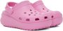 Crocs Kids Pink Cutie Crush Clogs - Thumbnail 4