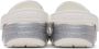 Crocs Kids White Classic Glitter Sandals - Thumbnail 2