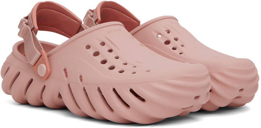 Crocs Pink Echo Clogs