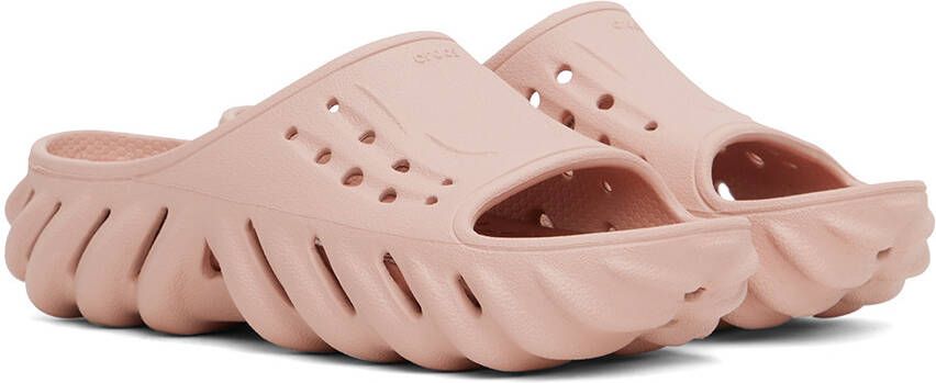 Crocs Pink Echo Slides