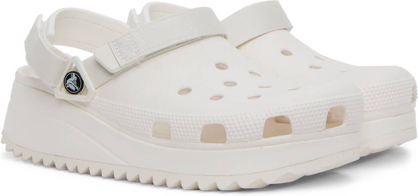 Crocs White Hiker Clogs