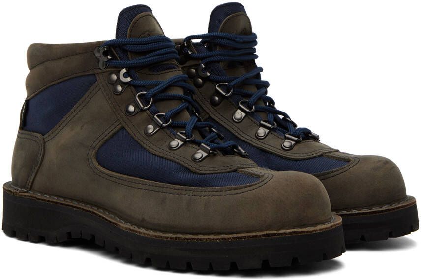 Danner Gray & Navy Feather Light Boots