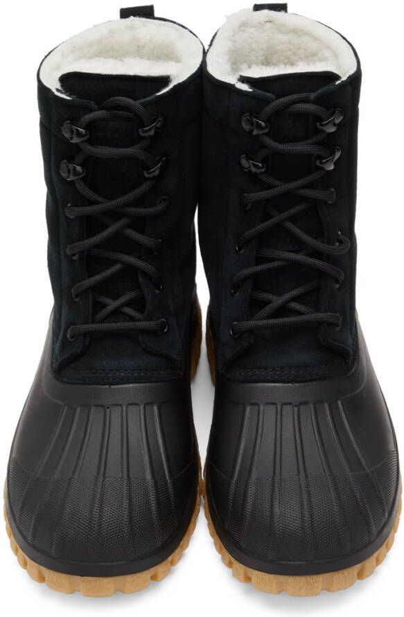 Diemme SSENSE Exclusive Black & Beige Anatra Boots