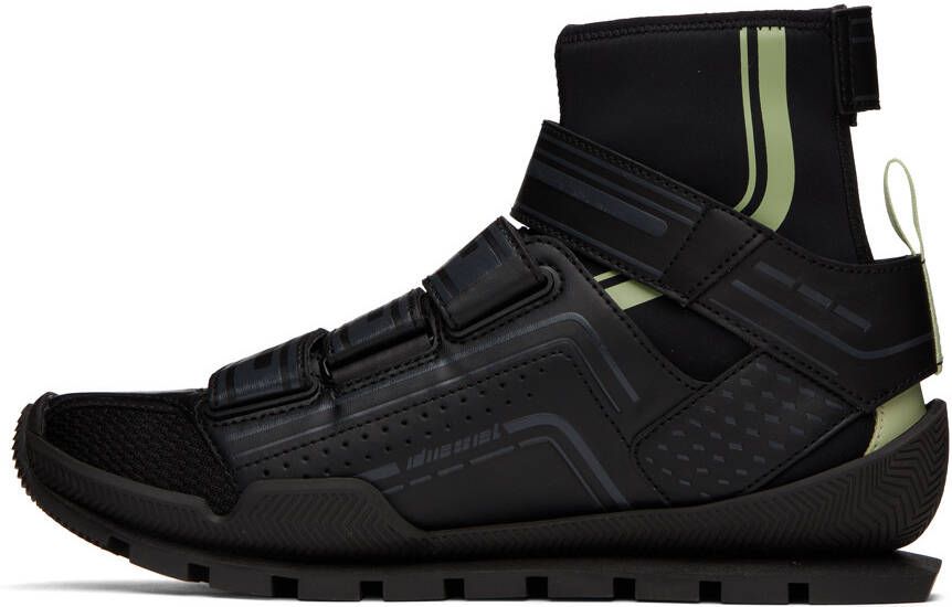 Diesel Black Pendhio Sock Sneakers