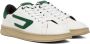 Diesel White & Green S-Athene Low Sneakers - Thumbnail 4