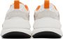Diesel White & Orange S-Serendipity Sport Sneakers - Thumbnail 2