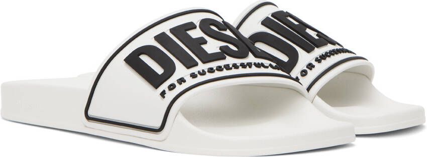 Diesel White Sa-Mayemi Cc Slides