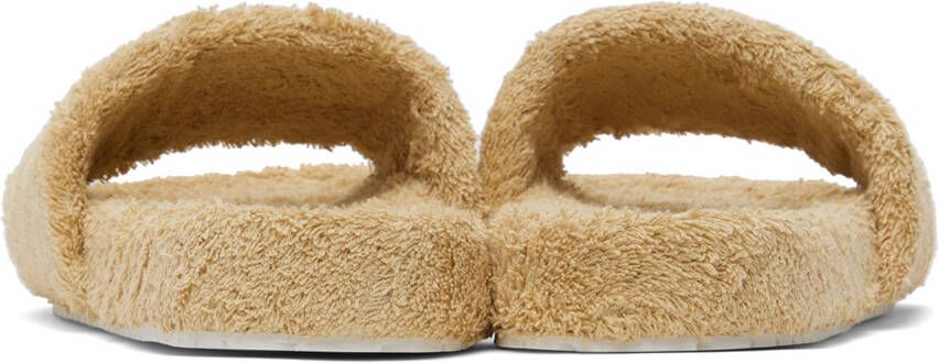 Dolce & Gabbana Beige Sliders Sandals